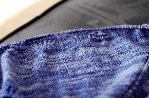 WIP: Blue Oz shawl