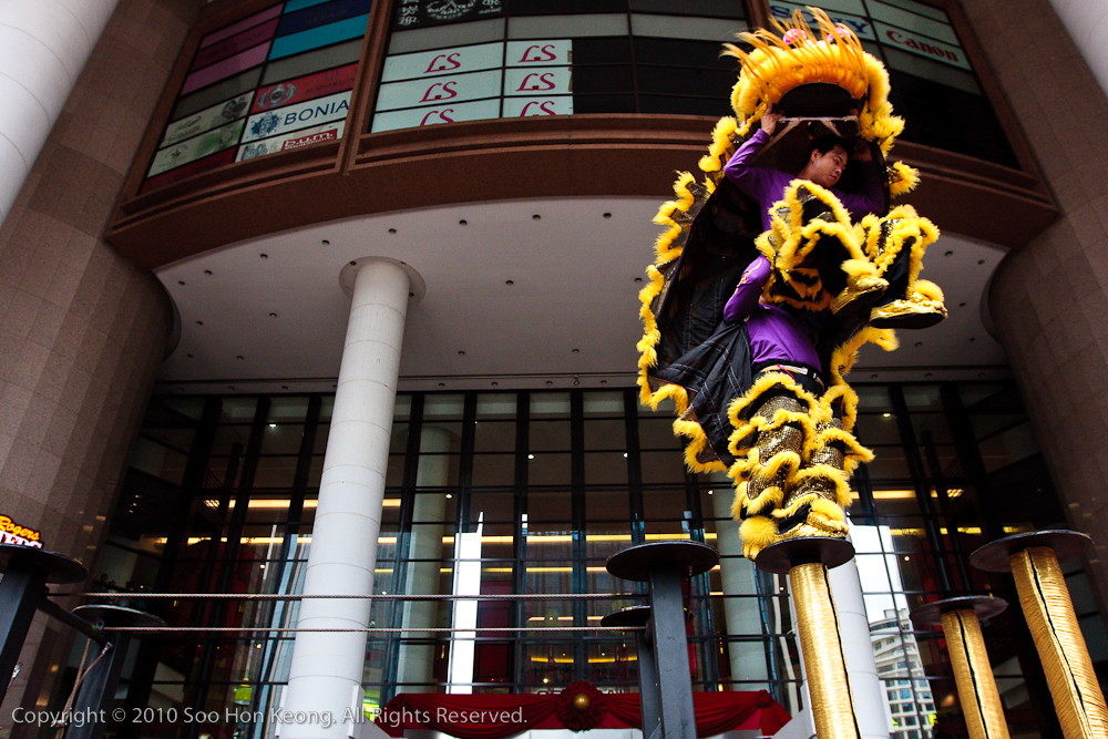 Lion Dance @ Berjaya Times Square, KL, Malaysia
