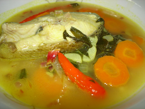 Ikan masak pindang (singgang)