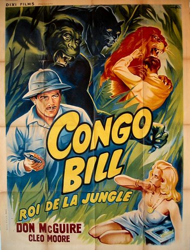 CONGO BILL (1948) French one sheet
