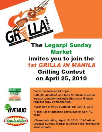 Legazpi Sunday Market's Grilla In Manila