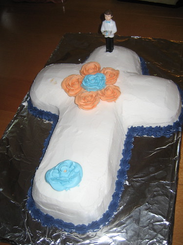 5/8/10-Jonathon's First Communion Cake