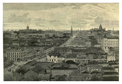 029-Melbourne vista desde el este-Australasia illustrated (1892)- Andrew Garran