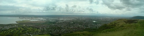 Panorama from the Cavehill of Belfast City