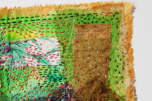 Detail of Mixed Media Embroidery