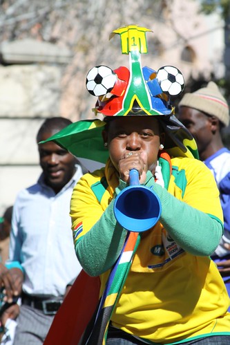 Mundial de Fútbol Johannesburgo Sudáfrica corneta
