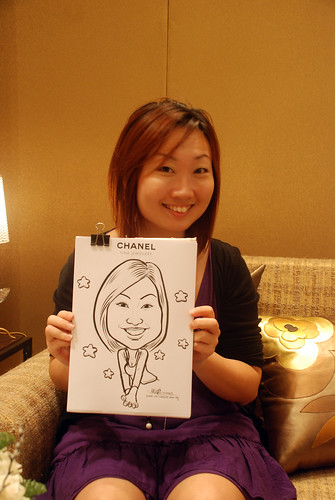 Caricature live sketching for Chanel Day 1 - 15