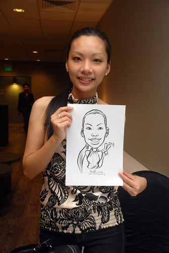 Caricature live sketching for Lonza - 3