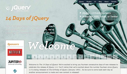 The New jQuery 1.4 Site