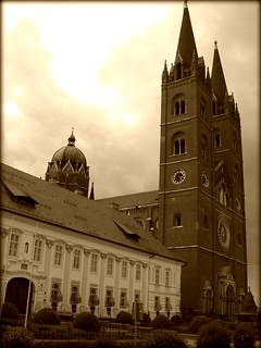 The St. Peter's Cathedral in Djakovo (Đakovo) , Slavonia.
