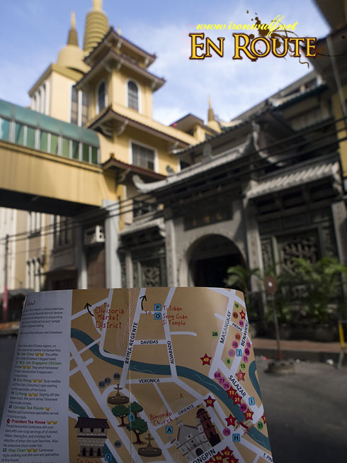 Binondo Map at Seng Guan Si Temple