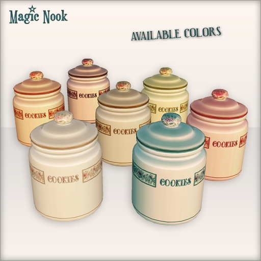 [MAGIC NOOK] Cookie Jars - Available colors