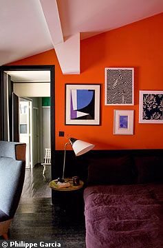 abstract art interiors