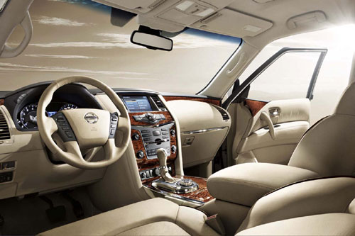 images of Interior and seater nissan patrol