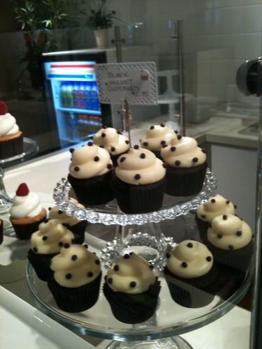Black velvet cupcakes, Cocoa and Fig, Minneapolis