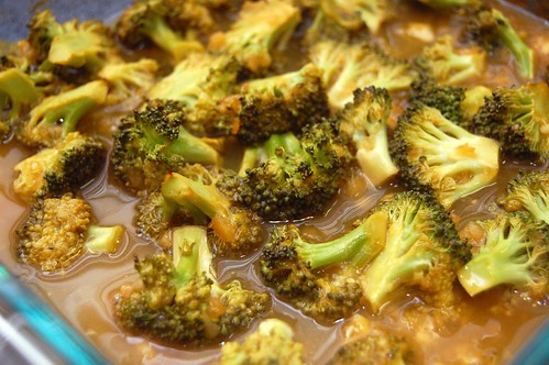 Broccoli in Orange Reduction Sauce