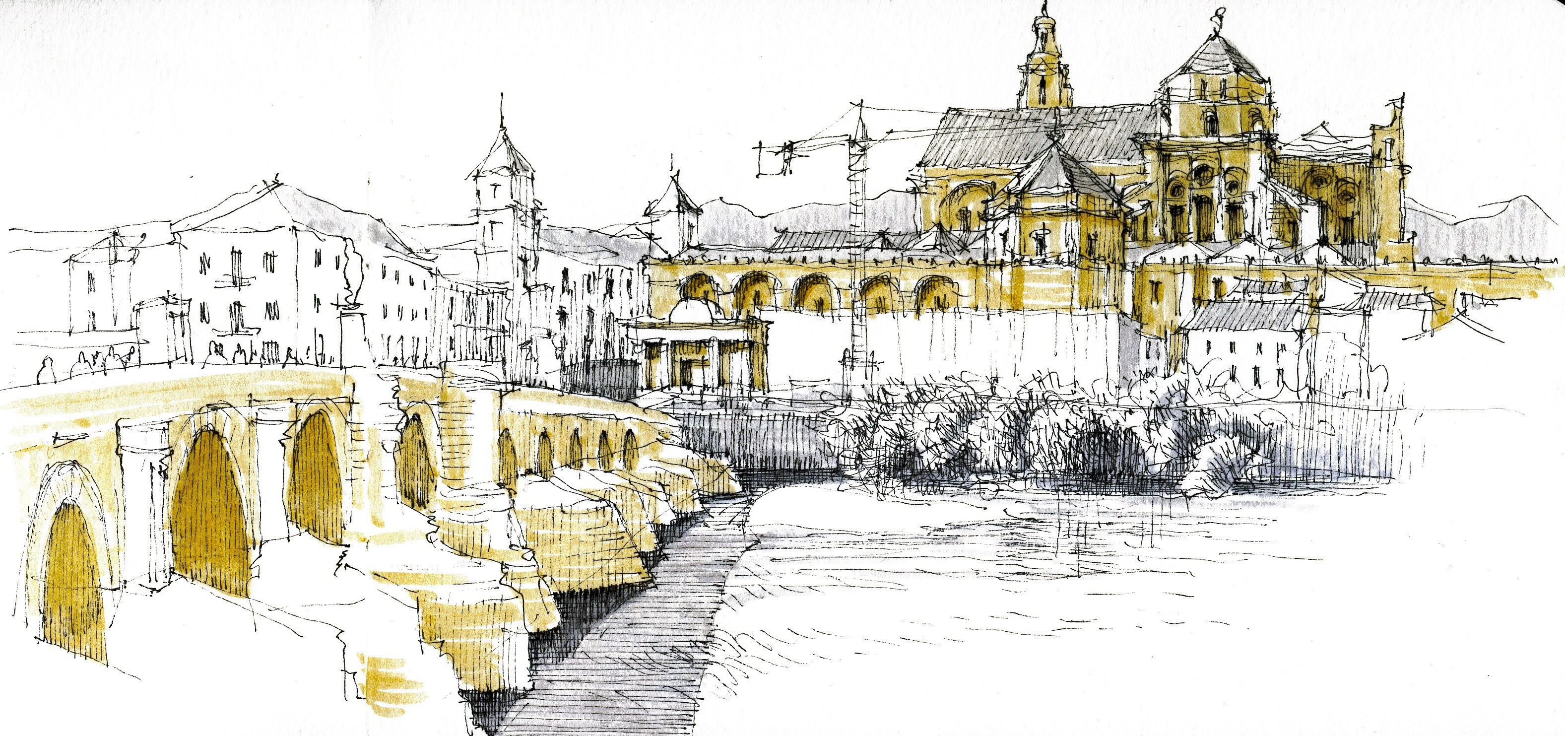 Córdoba, view from the south bank