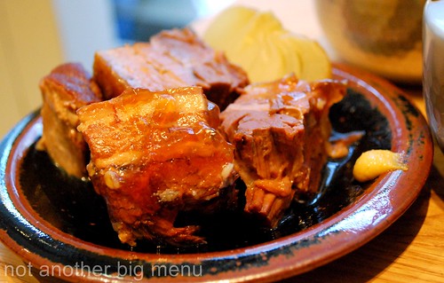 Koya - Kakuni (Braised pork belly with cider) £5.50