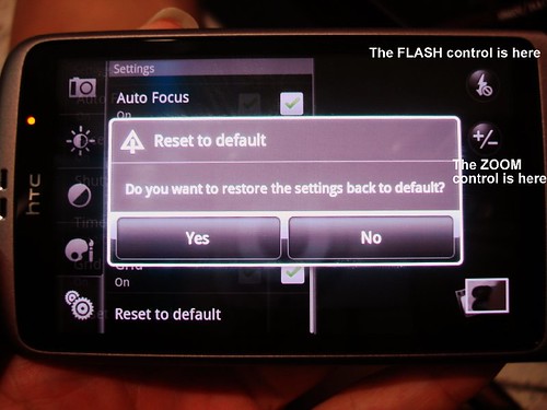 HTC Desire - Reset to Default