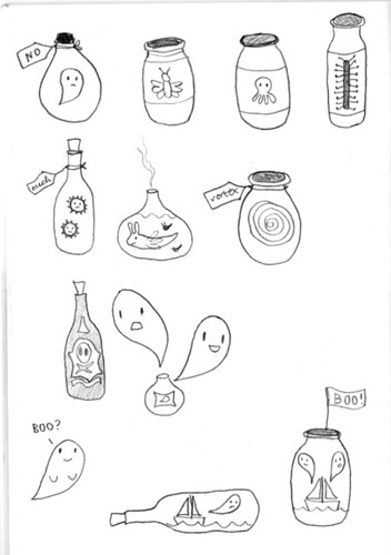 spooky doodles