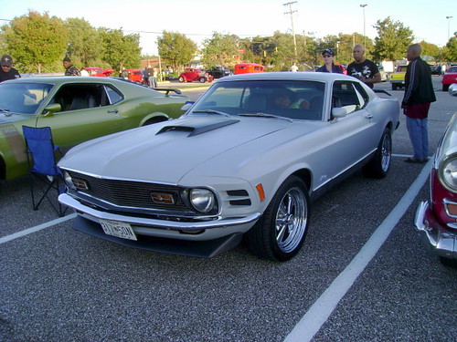 1970 Ford Mustang Mach 1 Lost in the 50s Cruise Night at Marley Station 