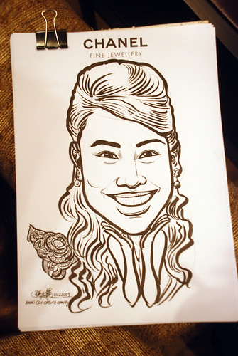 Caricature live sketching for Chanel Day 1 - 11