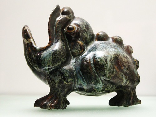 Fantastic frog figurine from the Hong Kong Museum of Art