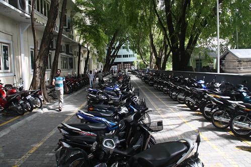 Motor Scooter madness, Male, Maldives