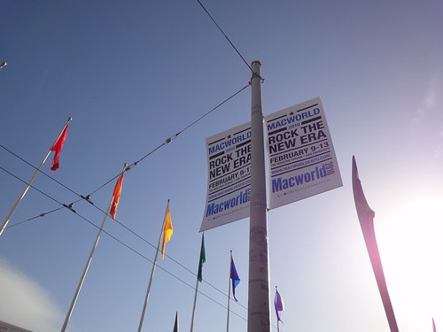 Banners outside of Moscone