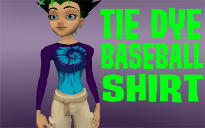 Tie Dye Baseball Shirt