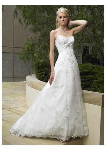 Strapless Wedding Gown