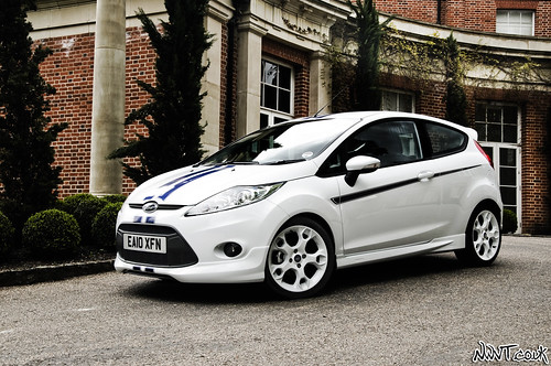 The New 2010 Ford Fiesta Ford Motorsport Limited Edition In White Front