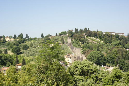 Old city wall (across Arno on way to San Miniato)