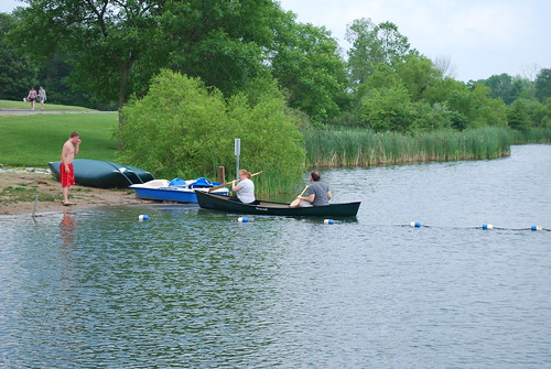 Chris and Corinne go canoeing