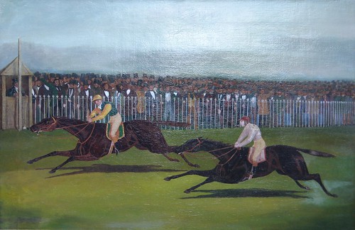 The Flying Dutchman and Voltigeur in the Great Match at York on the 13th May 1851, after J F Herring