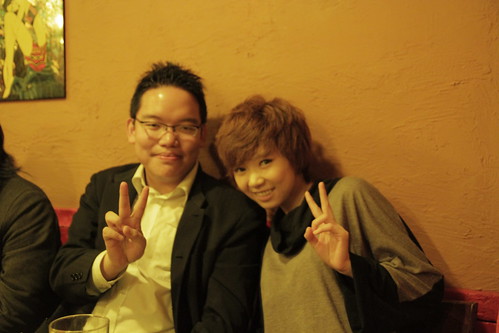 With Teng Fei at the after party