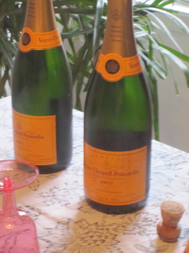 Champagne at Geneviève's baby shower