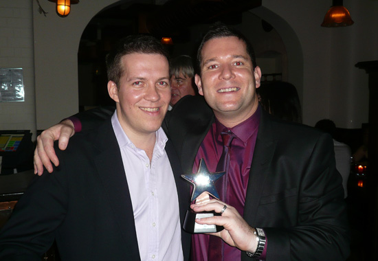 Richard and Chris, and of course the award!
