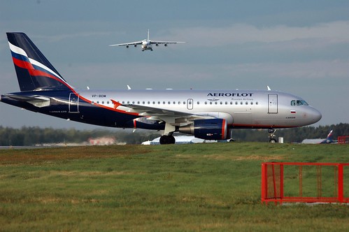 Airbus A319 der russischen Fluggesellschaft Aeroflot ©  J