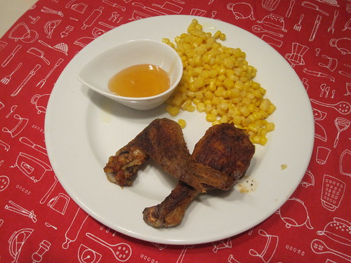 Chicken, corn