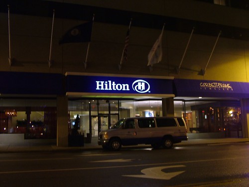 Hilton Marquee Night View