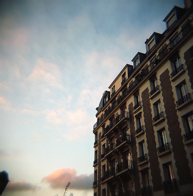 Paris Apartments. Holga. Kodak Portra 120 Film.