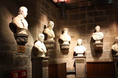 The hall of Scottish heroes, which sadly did NOT include a bust of Sean Connery. 