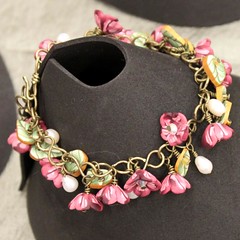 Dangly Floral Charm Bracelet