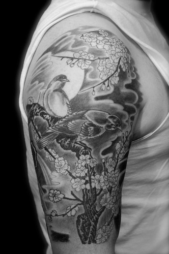 japanese bird tattoo. ird tattoo