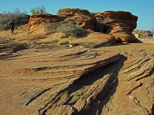 Weird rock formations near Page, AZ