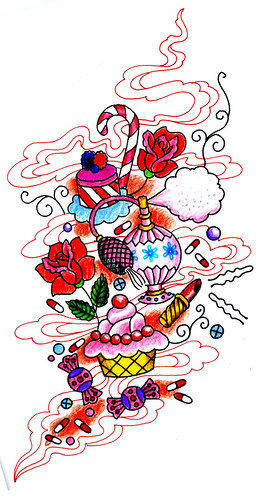girly tattoo. Drawing for Girly Tattoo