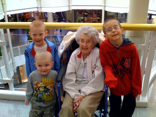 3 boys Great Grandma