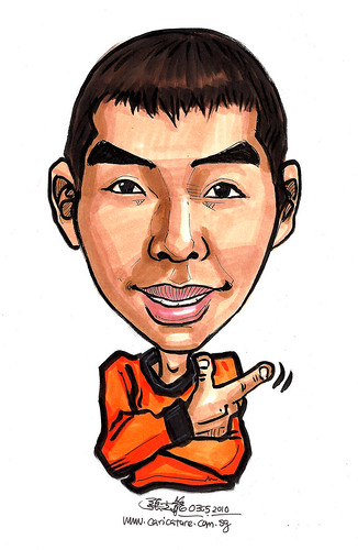 guy caricature in colour 03052010