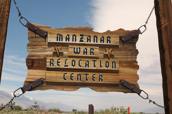 Manzanar Sign.